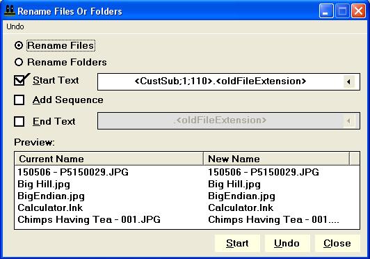 batch shorten file names using filemonkey